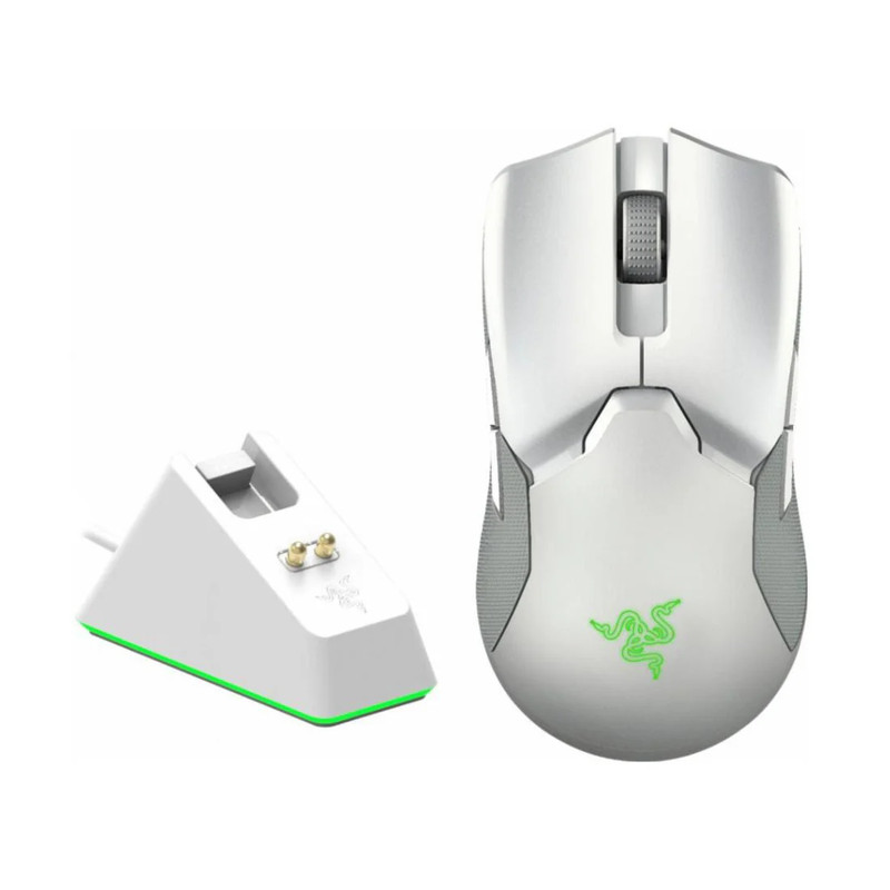 Razer Viper Ultimate Wireless Gaming Mouse w/ Charging Dock - Mercury - فأرة